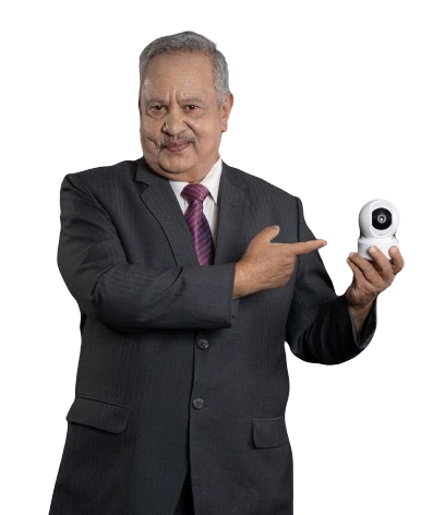 Nir Shah Carrying Night Vision Camera