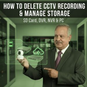 How to Delete CCTV Recording & Manage Storage - SD Card, DVR, NVR & PC