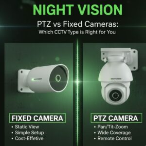 PTZ vs Fixed Cameras Which CCTV Type is Right for You